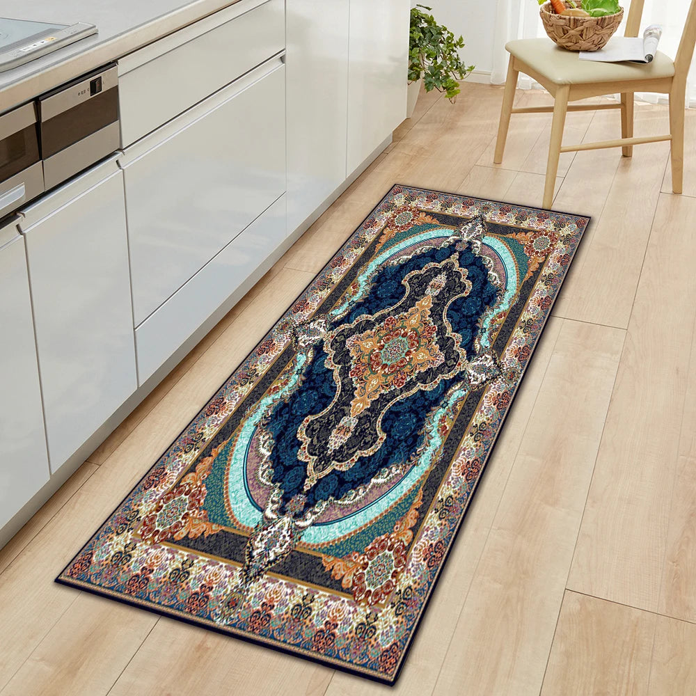 Kitchen Floor Mat Home Entrance Doormat Living Room Bedroom Balcony Decor Carpet House Hallway Bathroom Door Non-Slip Foot Rug